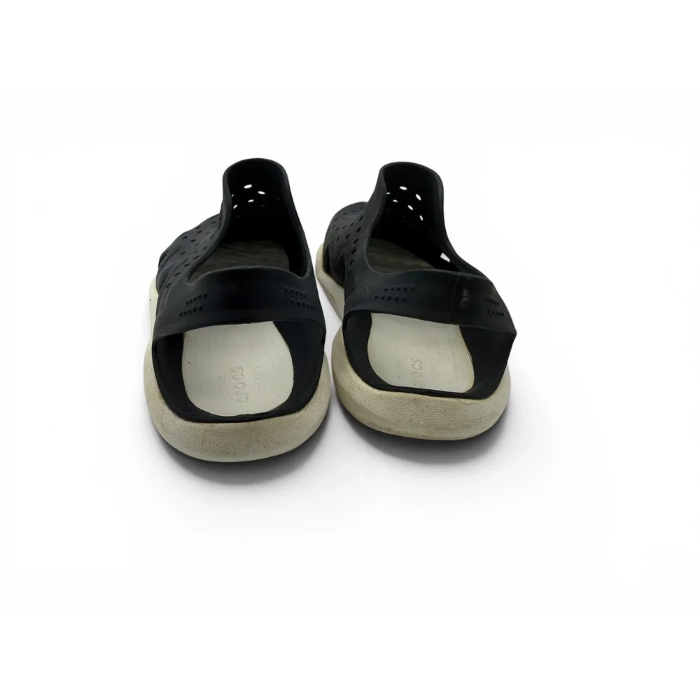 Crocs Swiftwater Wave Clogs Water Shoes Navy Blue White Men's 9